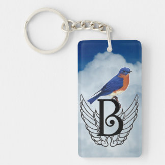 Llavero Aves azules del cielo