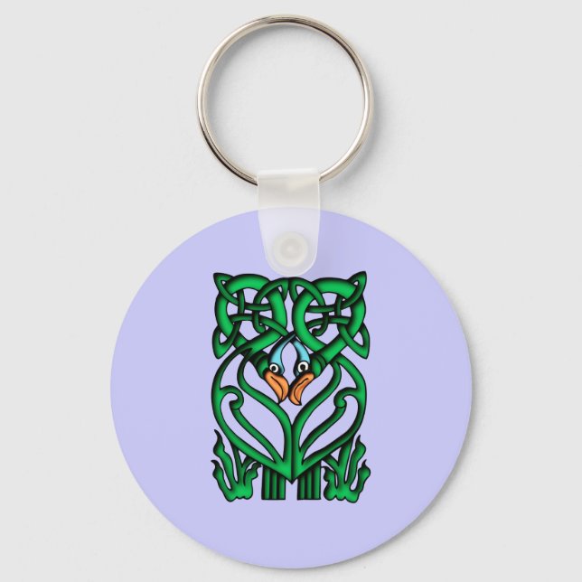 Llavero Aves celtas de Vögel keltisch (Anverso)