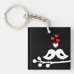 LLAVERO *****AVES DE AMOR*** KEYCHAIN (HABITACIÓN PARA AGR