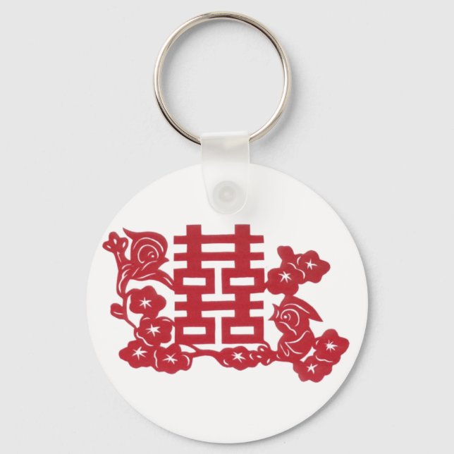 Llavero Aves de doble felicidad (Anverso)