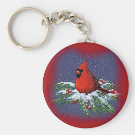 Llavero AVES navidades: CARDINAL: ARTE