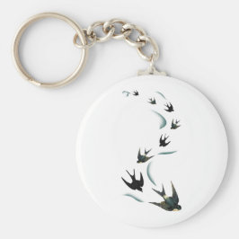 Llavero Aves Tragadas Vintage Arte