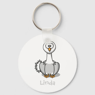 Llavero Avestruz animada