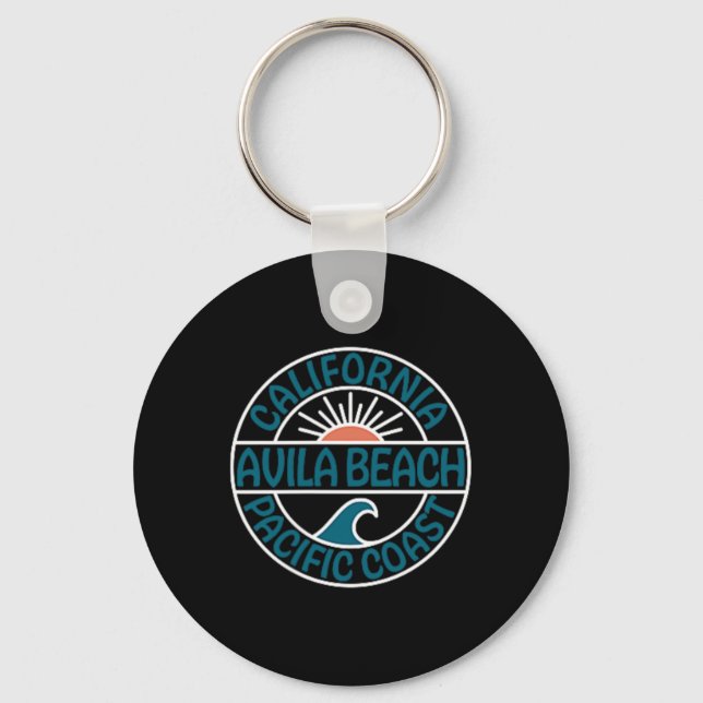 Llavero Avila Beach California Front And Back (Anverso)
