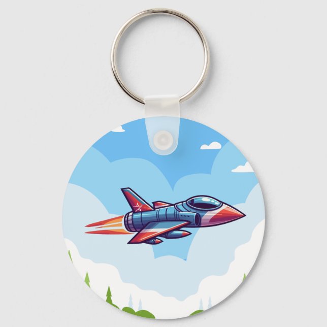 Llavero avión/avión de combate (Anverso)