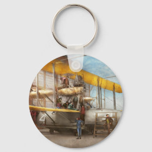 Llavero Avión - consiguiendo listo para un vuelo largo