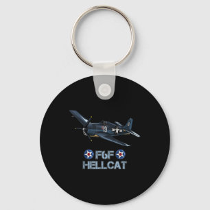 Llavero Avión de caza de helicópteros F6f de la Segunda Gu