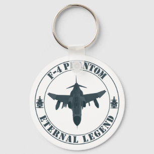 Llavero Avión de combate F-4 Fantasma legendario