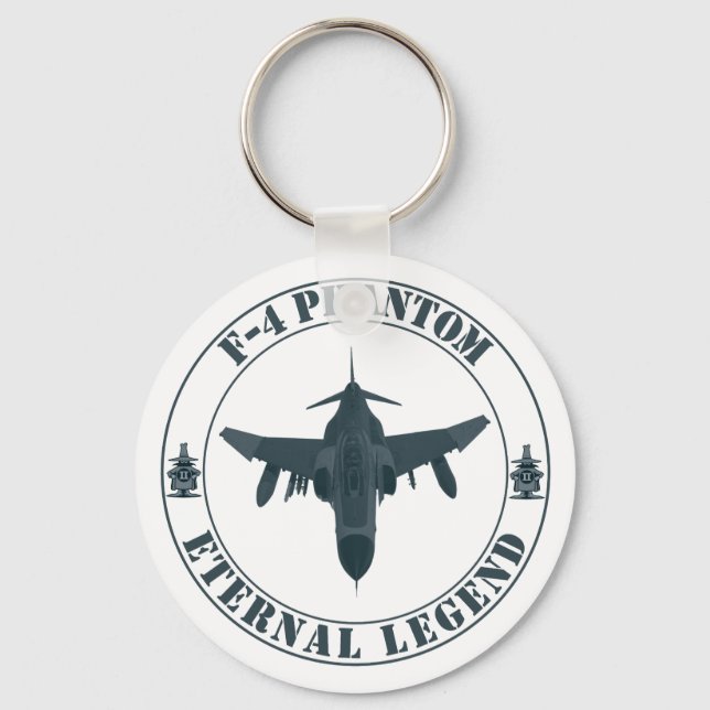 Llavero Avión de combate F-4 Fantasma legendario (Anverso)