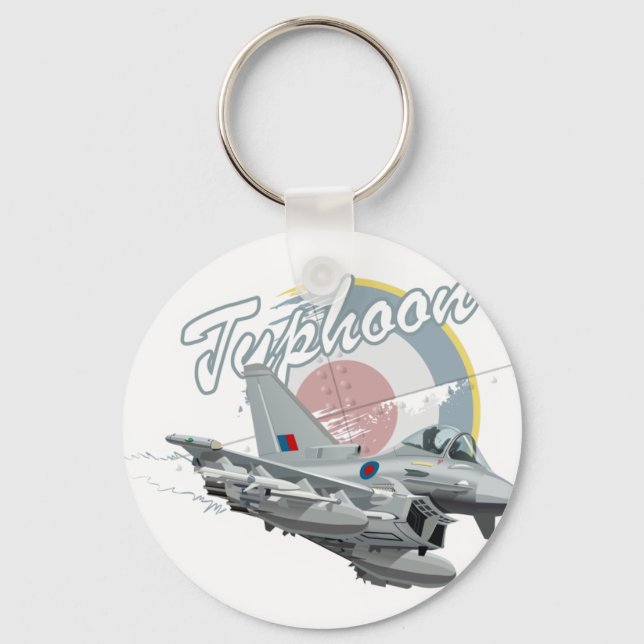 Llavero avión de combate personalizado (Anverso)