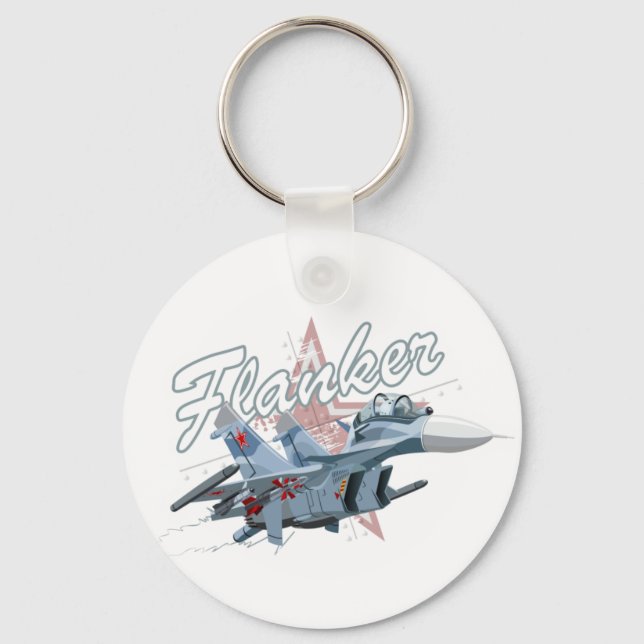 Llavero avión de combate personalizado (Anverso)