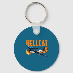 Llavero Avión de guerra militar estadounidense Hellcat Wwi
