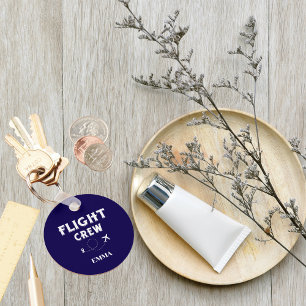 Llavero Avión de la tripulación de vuelo de viaje con vaca