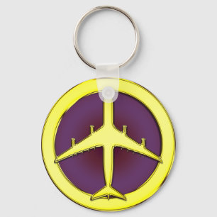 LLAVERO AVIÓN DE PASAJEROS DEL JET