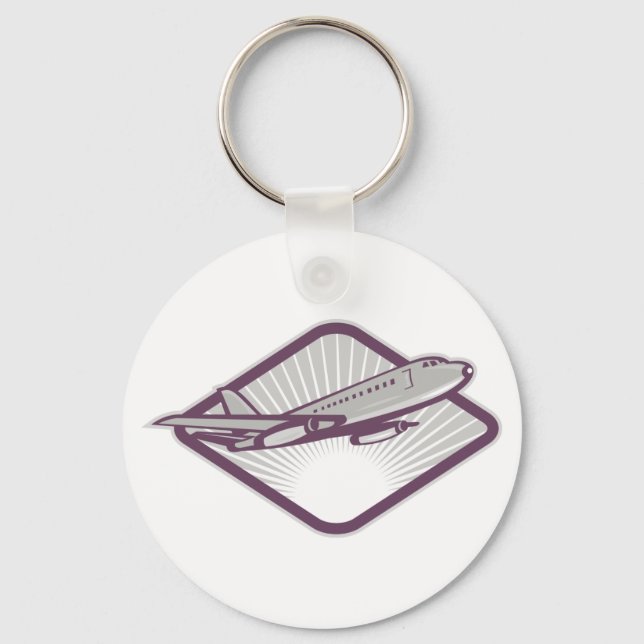 Llavero Avión Jet (Anverso)