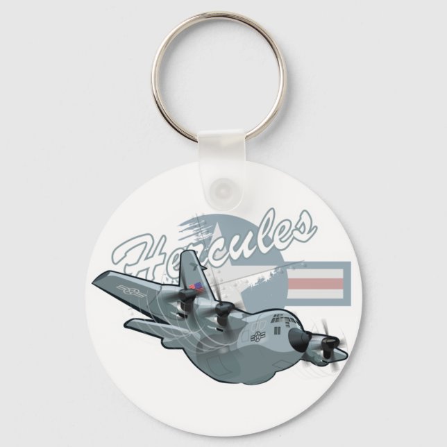 Llavero avión militar personalizado (Anverso)