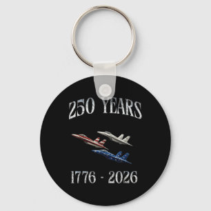 Llavero Aviones de combate bandera 250 años 1776-2026 250