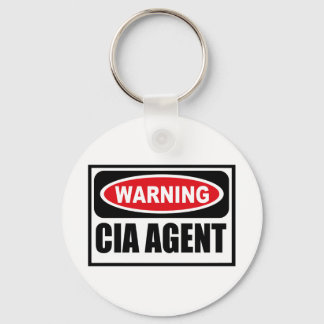 Llavero Aviso de la cadena de claves de AGENTE de la CIA