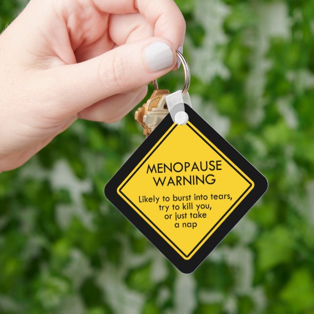 Llavero Aviso de menopausia (Mano)