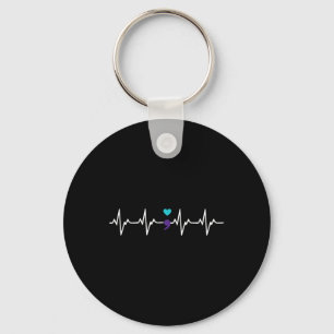 Llavero Aviso de prevención del suicidio de Semicolon