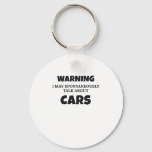 Llavero Aviso de regalo de entusiasta del coche puede habl