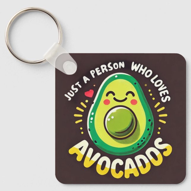 Llavero Avocado Hoodie Lover (Anverso)