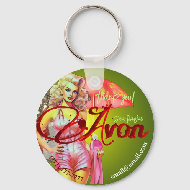 Llavero Avon Fiesta Gracias (Anverso)