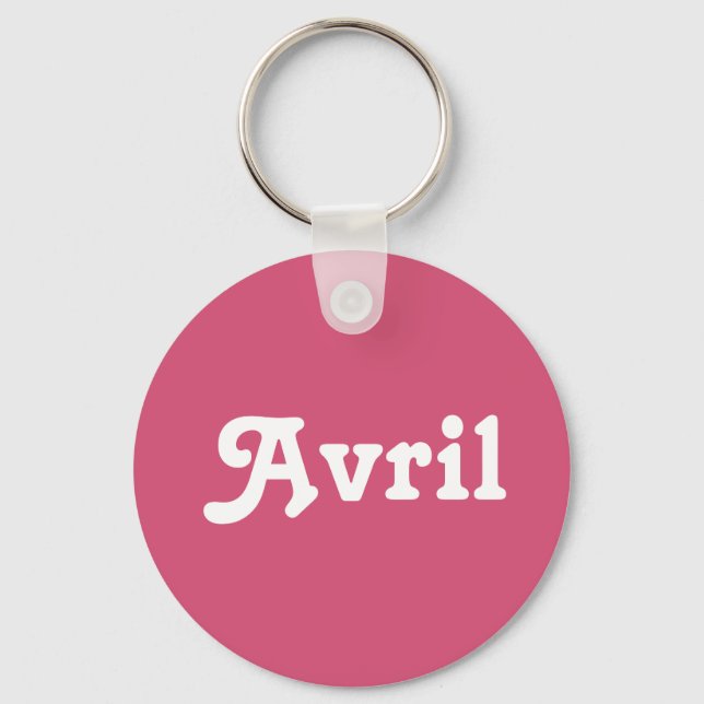 Llavero Avril de cadena de claves (Anverso)