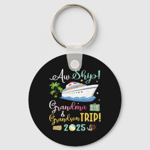 Llavero Aw Cruise Ship Grandma And Grandson Trip 2025 Fami