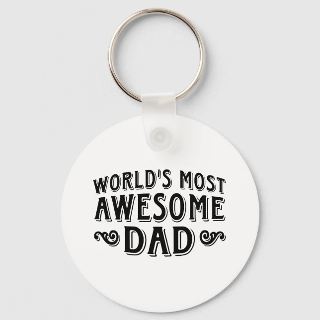 Llavero Awesome Dad (Anverso)