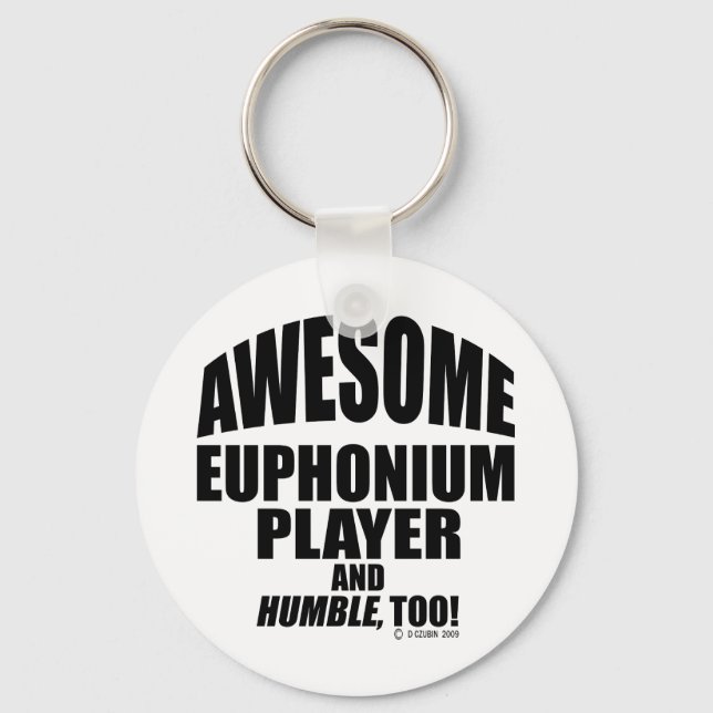 Llavero Awesome Euphonium Player (Anverso)