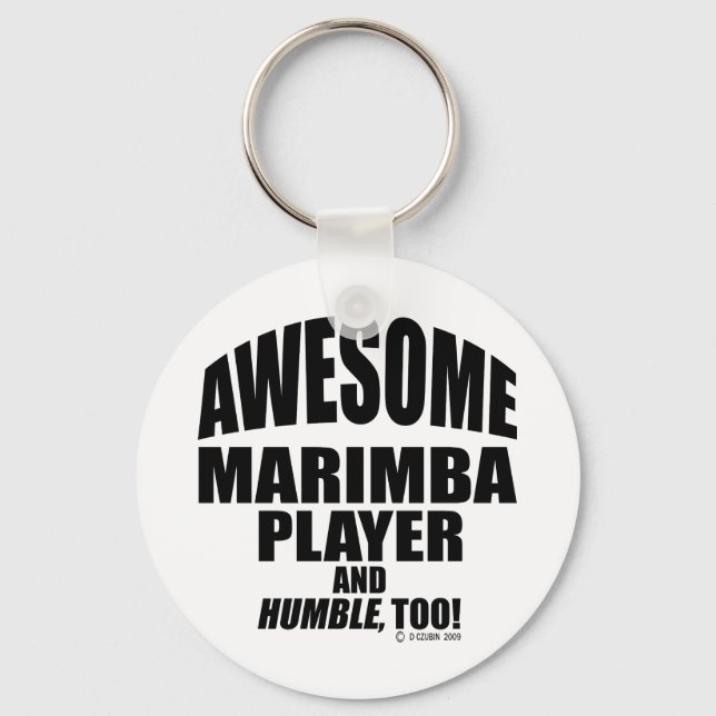 Llavero Awesome Marimba Player (Anverso)