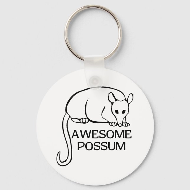 Llavero Awesome Possum (Anverso)