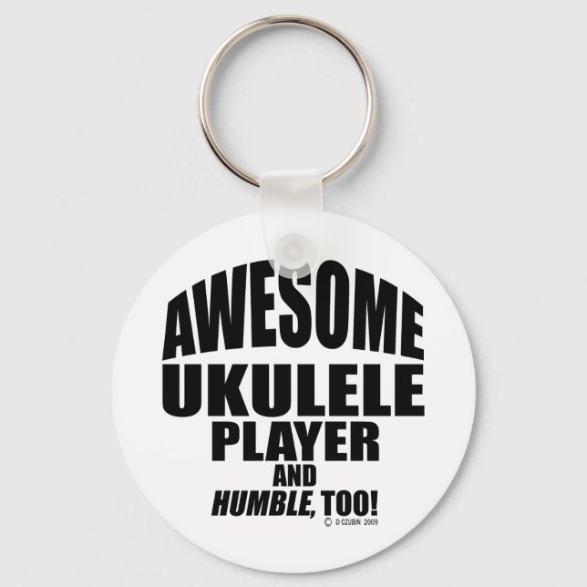 Llavero Awesome Ukulele (Anverso)