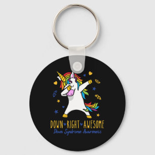 Llavero Awesome World Down Awareness D