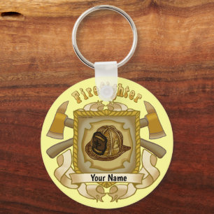 Llavero Ax Shield FireFighter keychain