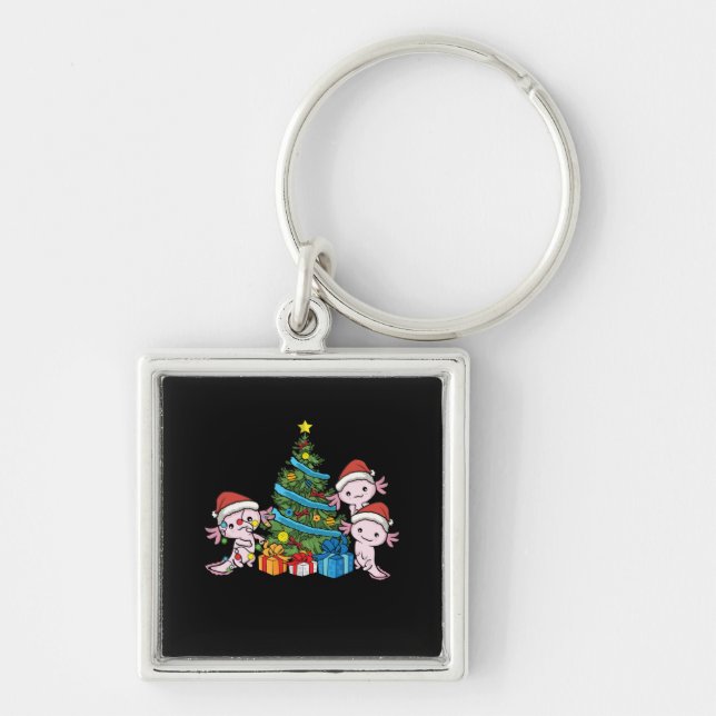 Llavero Axolotl Lover Niños Regalo de árbol de Navidad Axo (Frente)