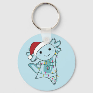 Llavero Axolotl Merry Christmas Winter Animales Axolotls K