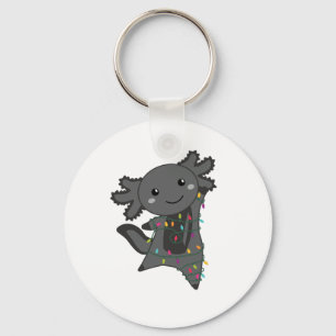 Llavero Axolotl Merry Christmas Winter Animals Axolotls
