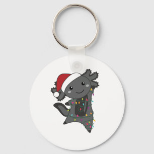 Llavero Axolotl Merry Christmas Winter Animals Axolotls