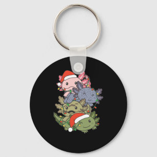 Llavero Axolotl Navidades de árboles de Navidad Animales A