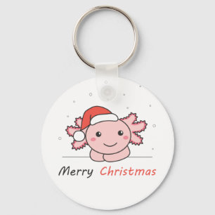 Llavero Axolotl Navidades Nieve Animales de Invierno Axolo