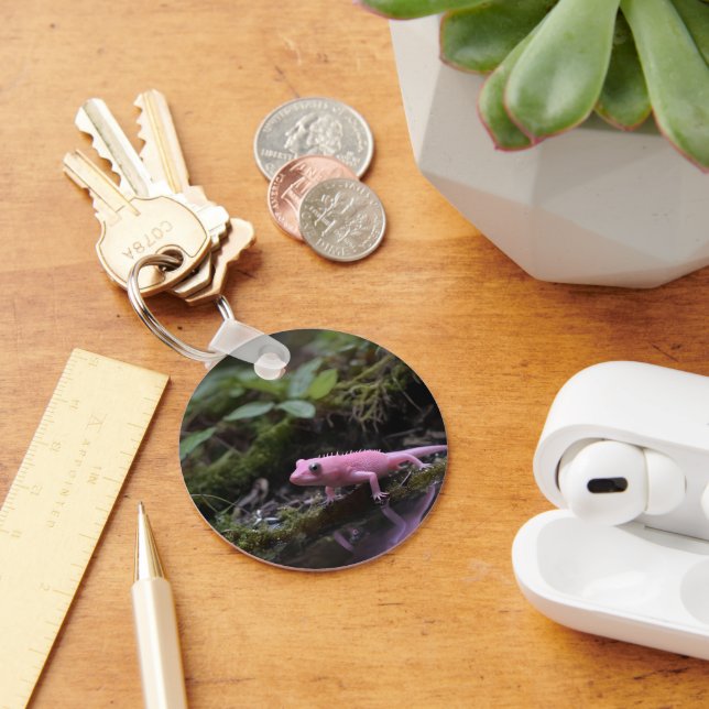 Llavero Axolotl Rosa En El Río, (Escritorio )