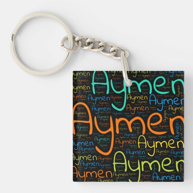 Llavero Aymen (Frente)
