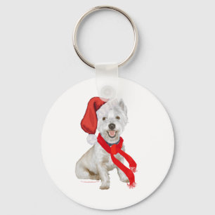 Llavero Ayudante de Santa Westie