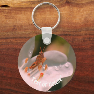 Llavero Azalea Flower Teeny Grasshopper Personalizado