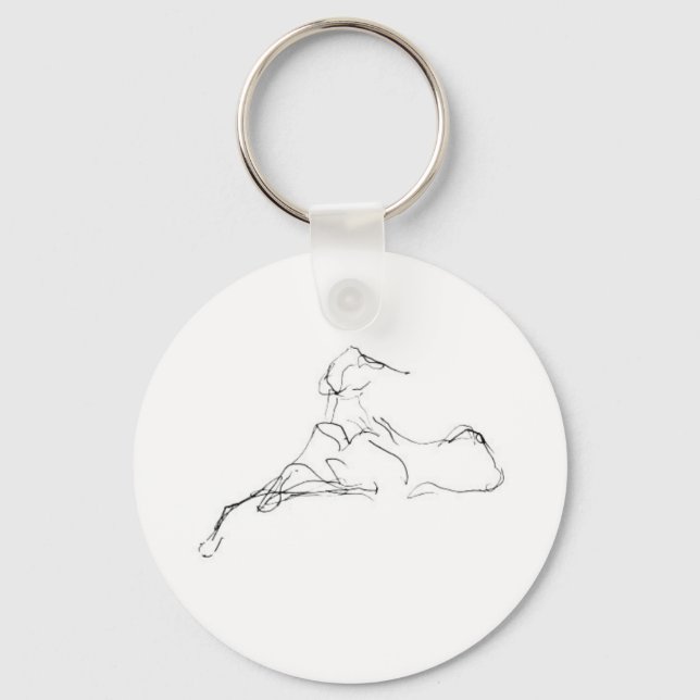 Llavero Azawakh Keychain por David Moore (Anverso)