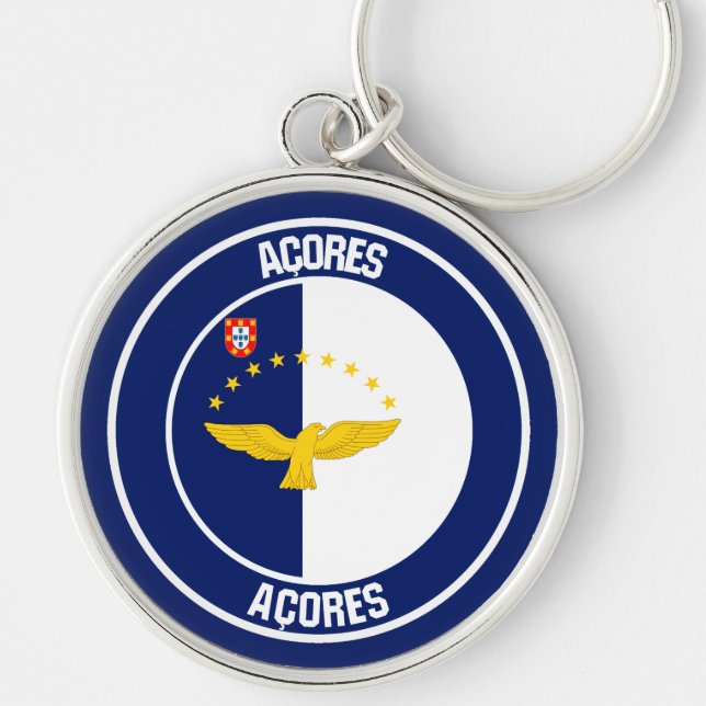 Llavero Azores Round Emblem (Frente)