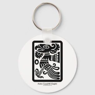 Llavero Aztec Cuauhtli - Keychain Eagle (Negro)