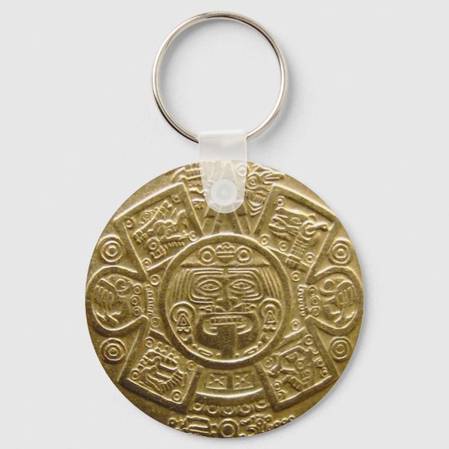 Llavero Aztec sun disc key chain (Anverso)